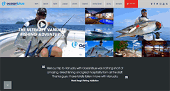 Desktop Screenshot of oceanbluefishing.com